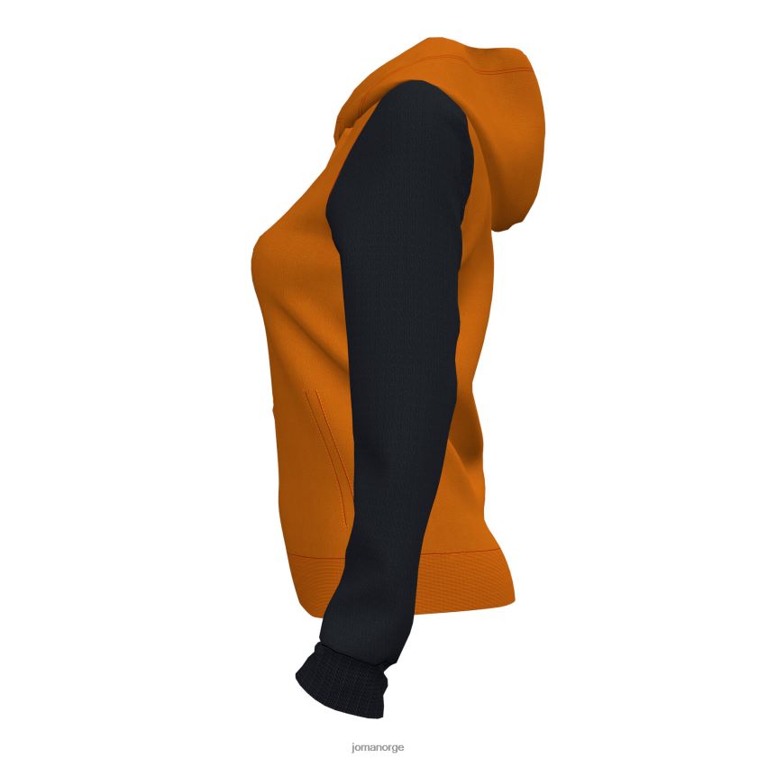 nei Joma hettejakke akademi iv oransje svart FBD0T03680 kvinner