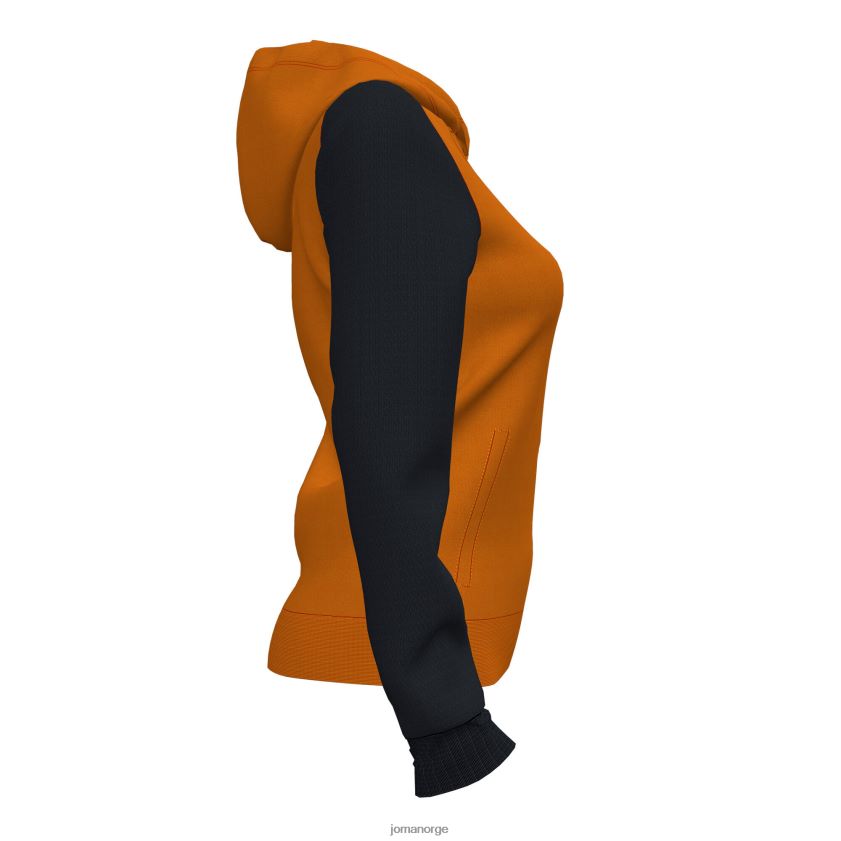nei Joma hettejakke akademi iv oransje svart FBD0T03680 kvinner