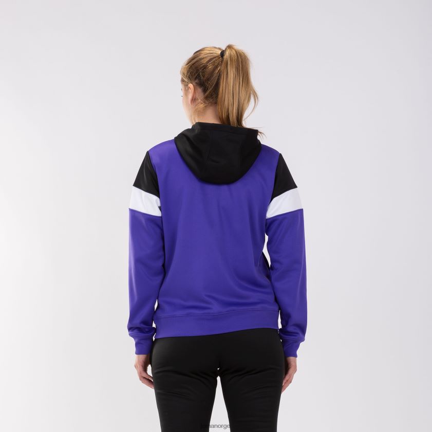 nei Joma hettejakke crew iv lilla svart hvit FBD0T01932 kvinner