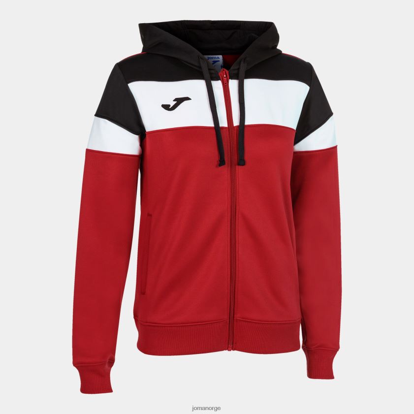 nei Joma hettejakke crew iv rød svart hvit FBD0T04027 kvinner