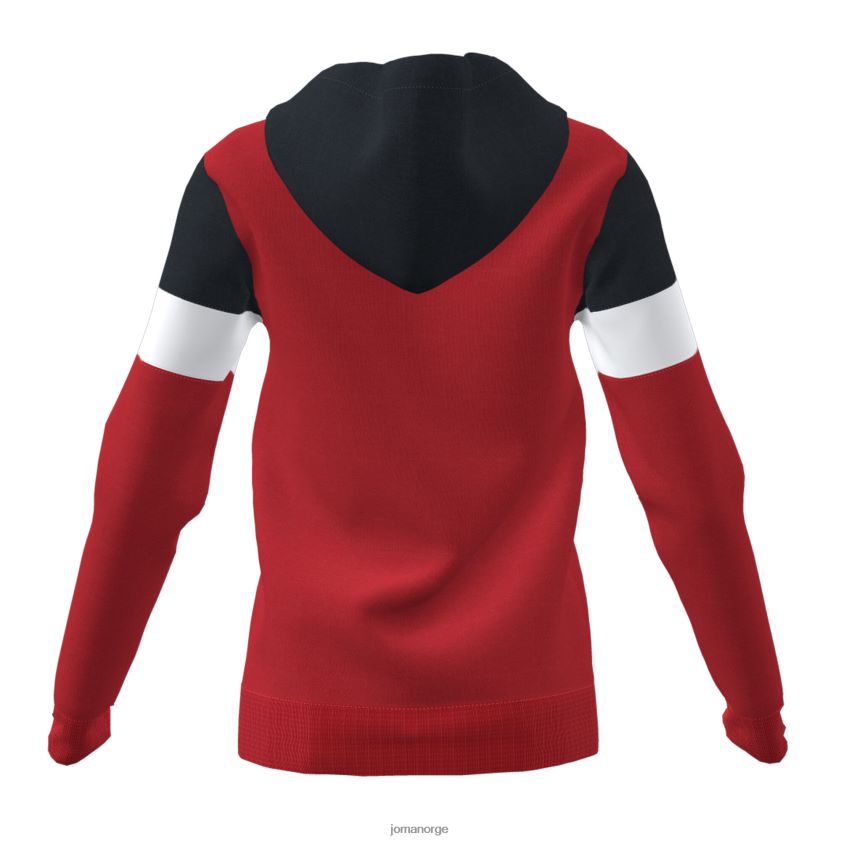 nei Joma hettejakke crew iv rød svart hvit FBD0T04027 kvinner