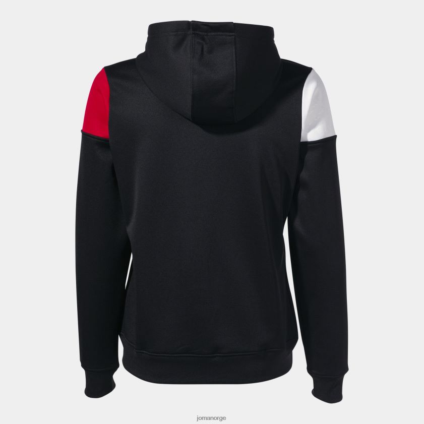 nei Joma hettejakke crew v svart rød hvit FBD0T02413 kvinner
