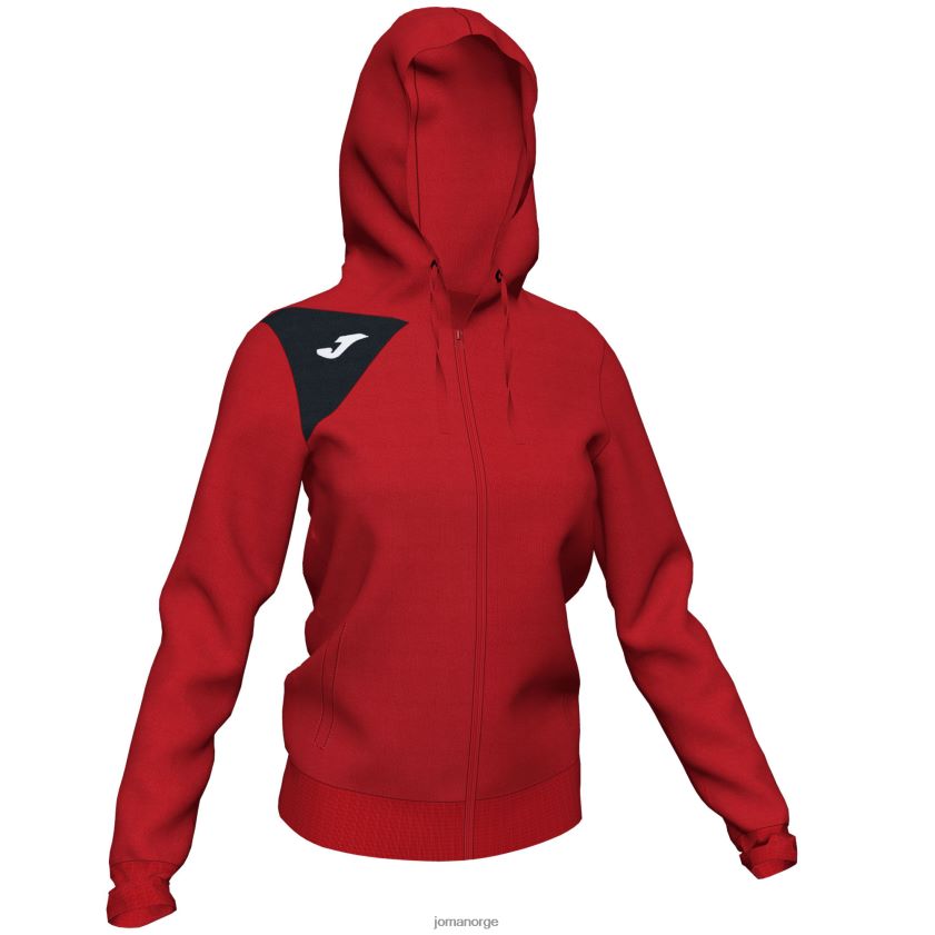 nei Joma hettejakke spike ii rød svart FBD0T02517 kvinner