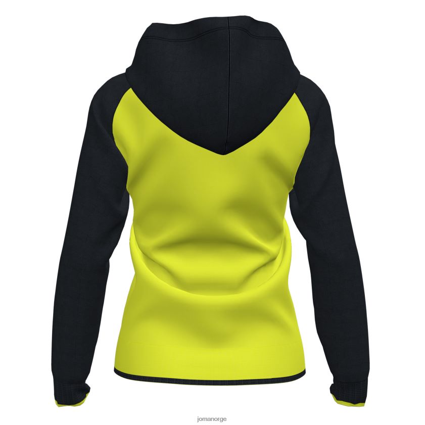 nei Joma hettejakke supernova ii fluorescerende gul svart FBD0T03585 kvinner