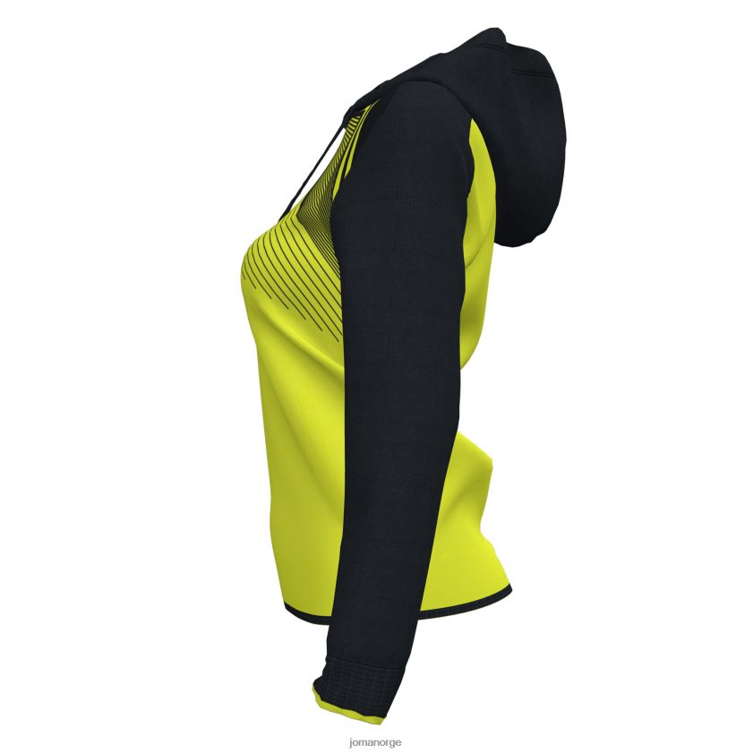 nei Joma hettejakke supernova ii fluorescerende gul svart FBD0T03585 kvinner