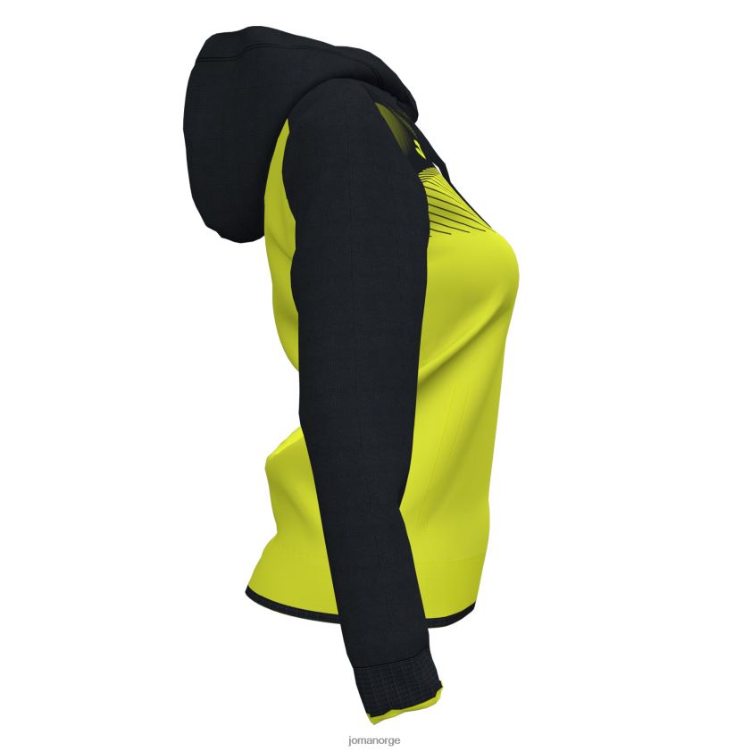 nei Joma hettejakke supernova ii fluorescerende gul svart FBD0T03585 kvinner