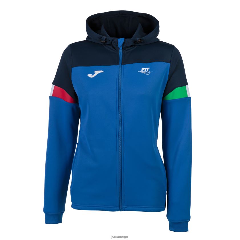 nei Joma jakke italiensk tennisforbund blå FBD0T03587 kvinner