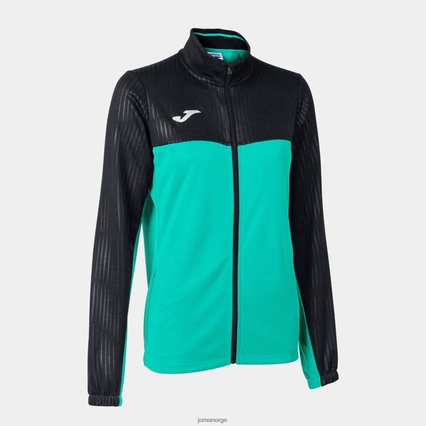 nei Joma jakke montreal grønn svart FBD0T01861 kvinner