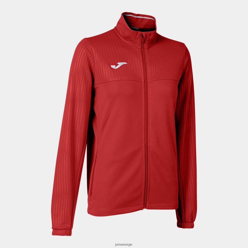 nei Joma jakke montreal rød FBD0T01780 kvinner