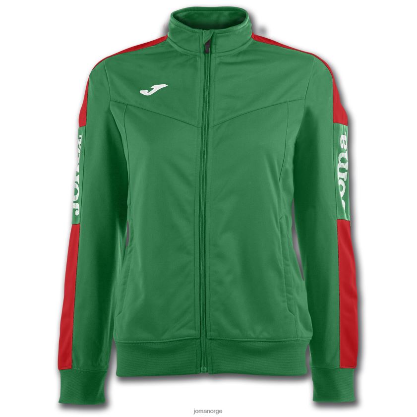 nei Joma jakkemesterskap iv grønn rød FBD0T02256 kvinner