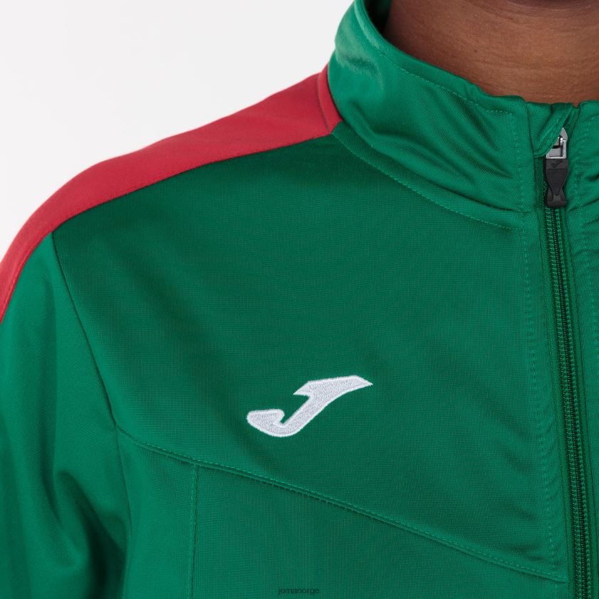 nei Joma jakkemesterskap iv grønn rød FBD0T02256 kvinner