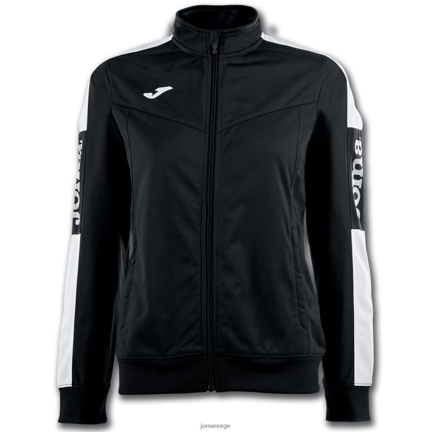 nei Joma jakkemesterskap iv svart hvit FBD0T03812 kvinner
