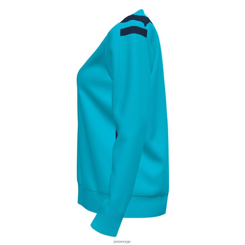 nei Joma jakkemesterskap vi fluorescerende turkis marineblå FBD0T02004 kvinner