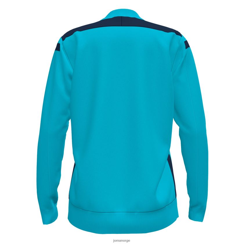 nei Joma jakkemesterskap vi fluorescerende turkis marineblå FBD0T02004 kvinner