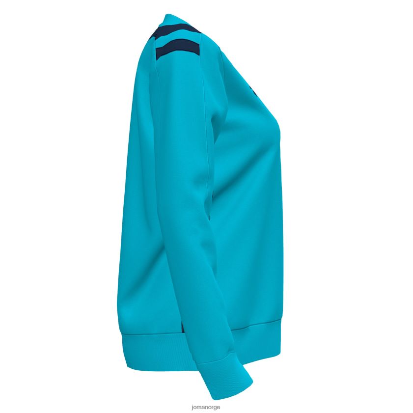 nei Joma jakkemesterskap vi fluorescerende turkis marineblå FBD0T02004 kvinner