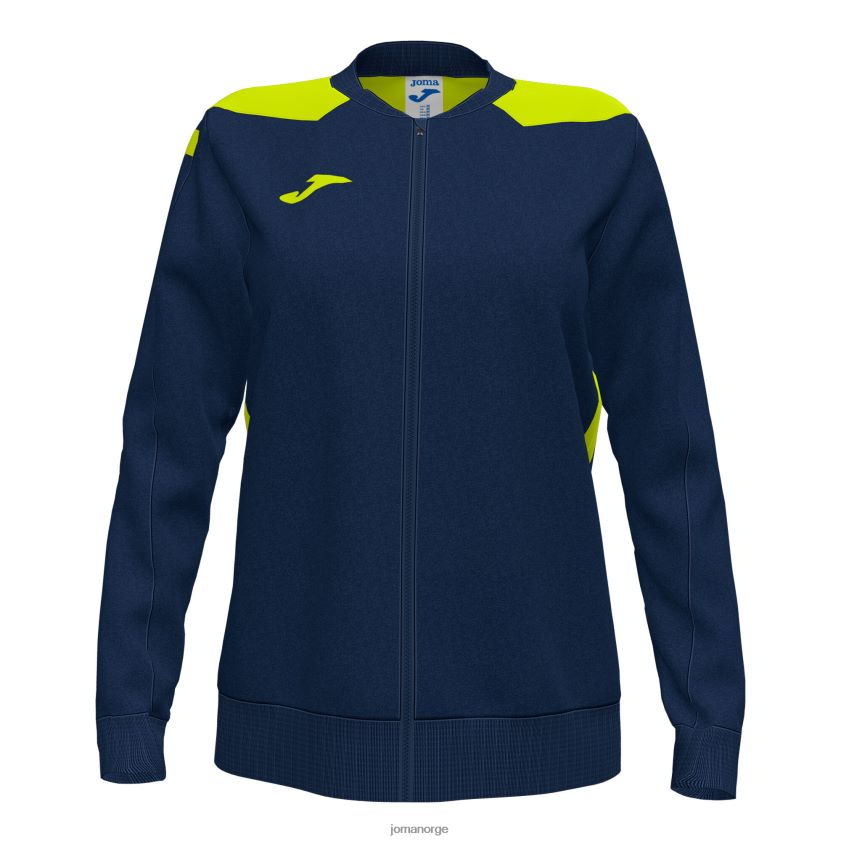 nei Joma jakkemesterskap vi marineblå fluorescerende gul FBD0T01900 kvinner