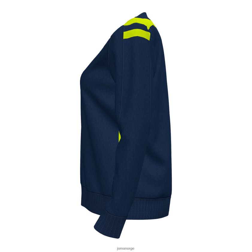 nei Joma jakkemesterskap vi marineblå fluorescerende gul FBD0T01900 kvinner