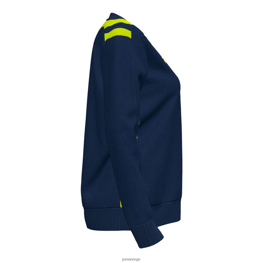 nei Joma jakkemesterskap vi marineblå fluorescerende gul FBD0T01900 kvinner