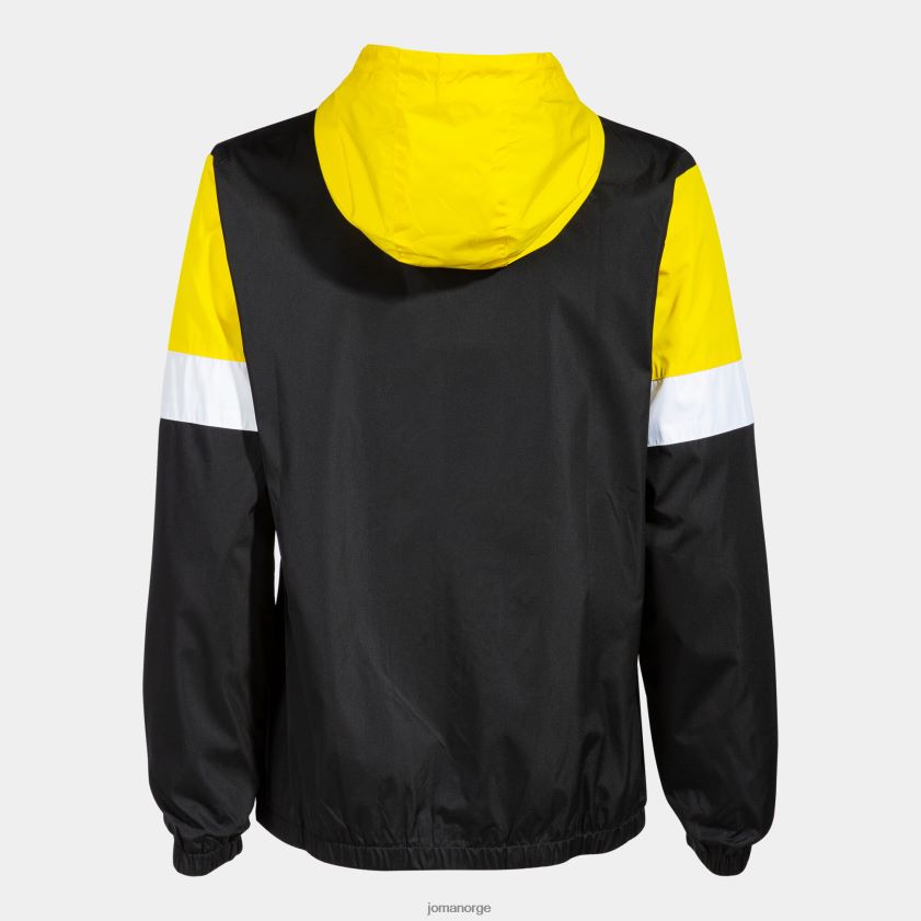 nei Joma regnjakke crew iv svart gul hvit FBD0T02310 kvinner
