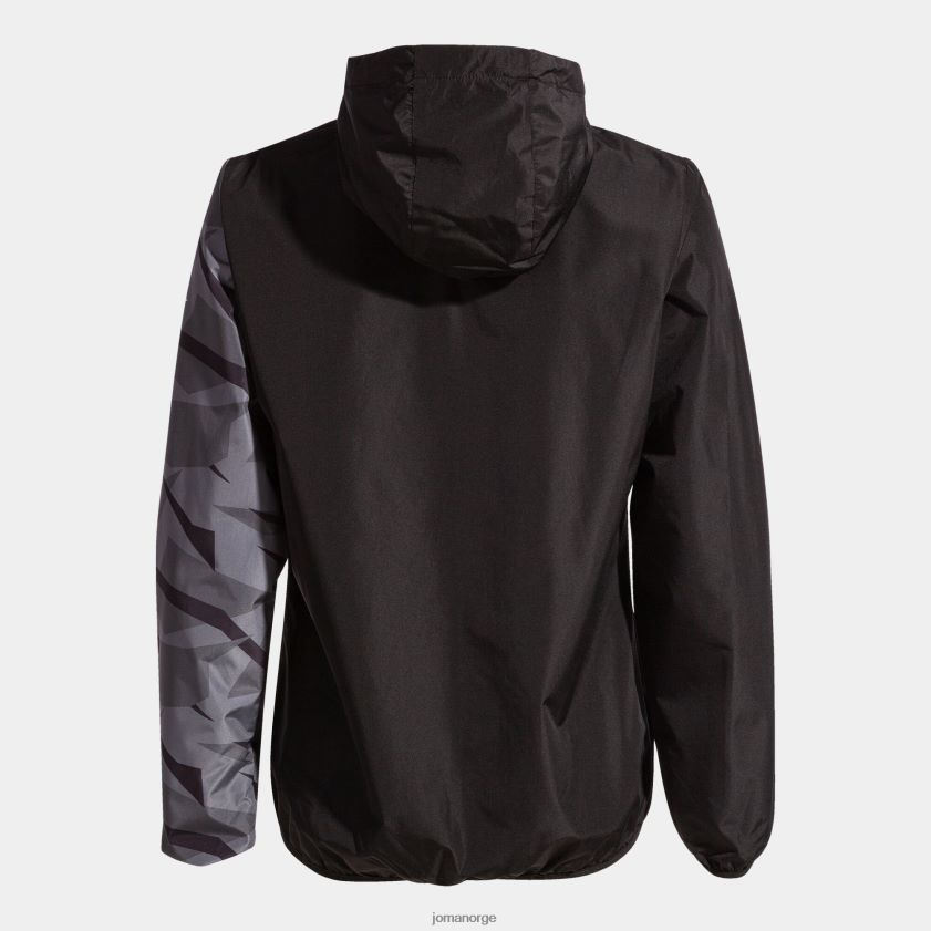 nei Joma regnjakke explorer svart mørkegrå FBD0T01735 kvinner