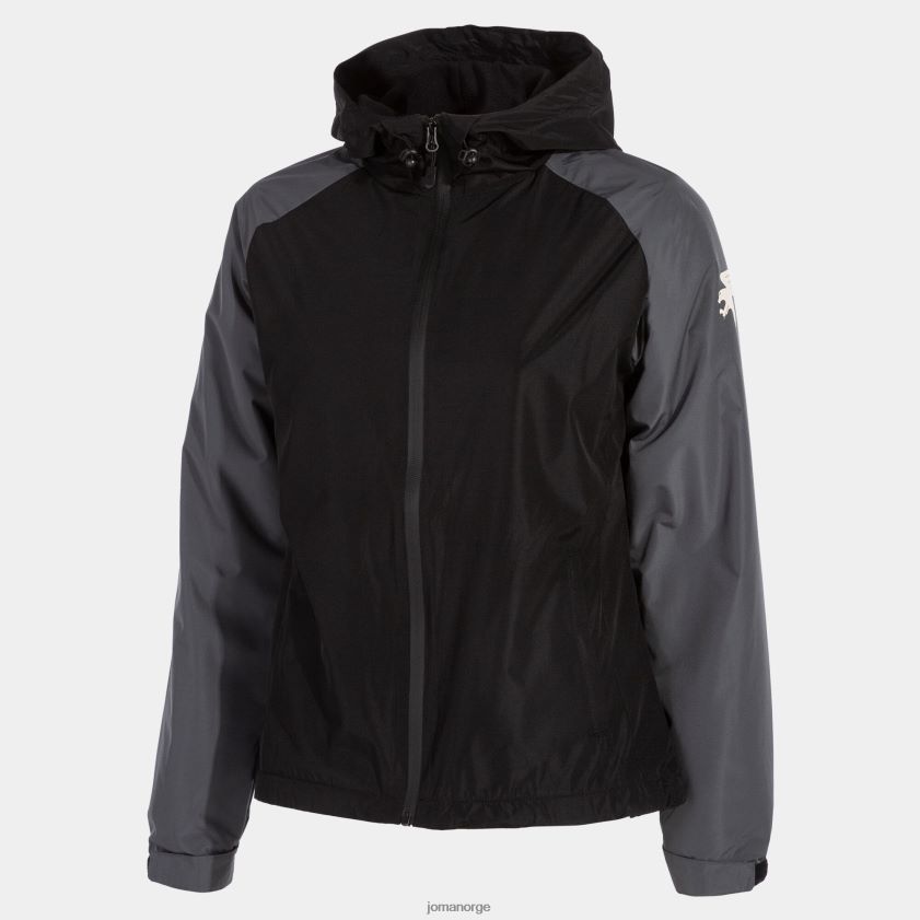 nei Joma regnjakke explorer svart mørkegrå FBD0T01845 kvinner