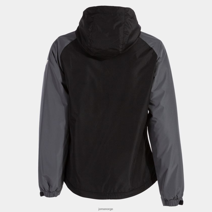 nei Joma regnjakke explorer svart mørkegrå FBD0T01845 kvinner
