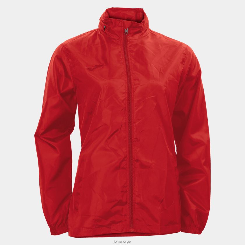 nei Joma regnjakke galia rød FBD0T03805 kvinner