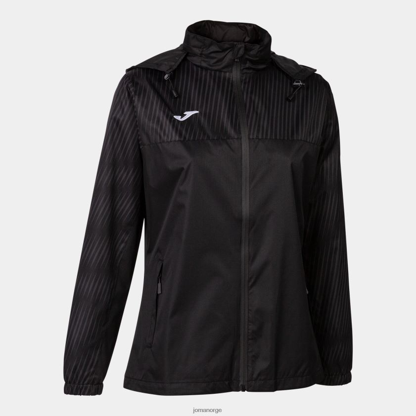 nei Joma regnjakke montreal svart FBD0T03595 kvinner