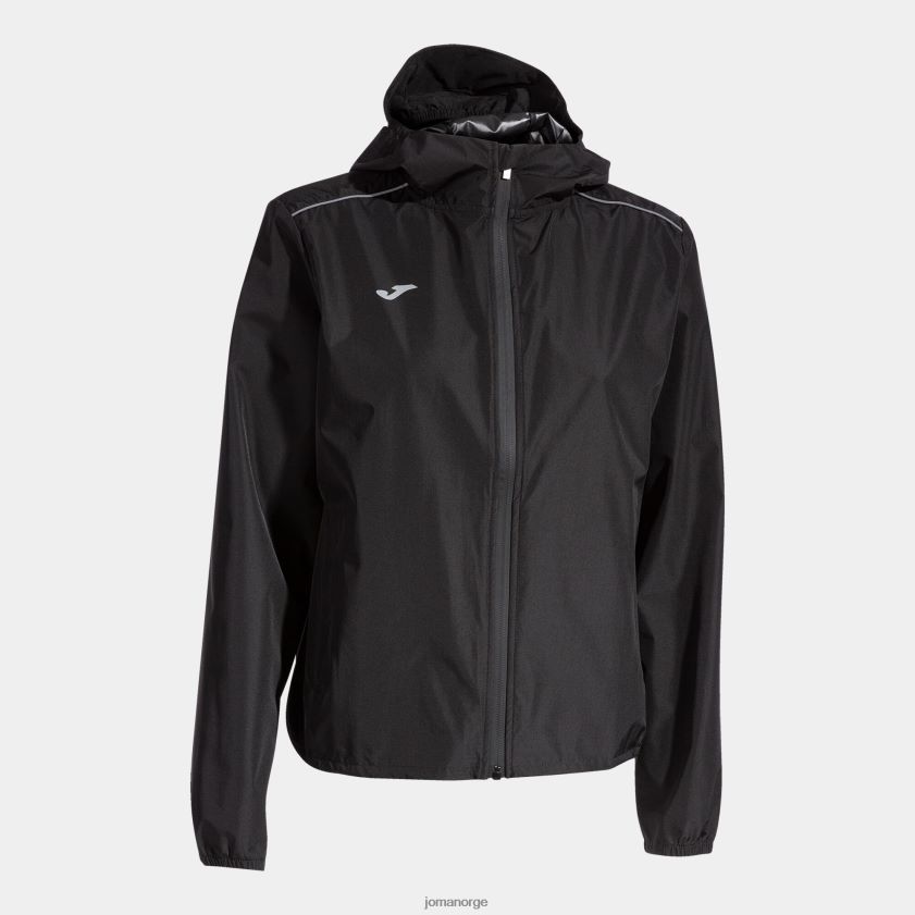 nei Joma regnjakke r-natt svart FBD0T02265 kvinner