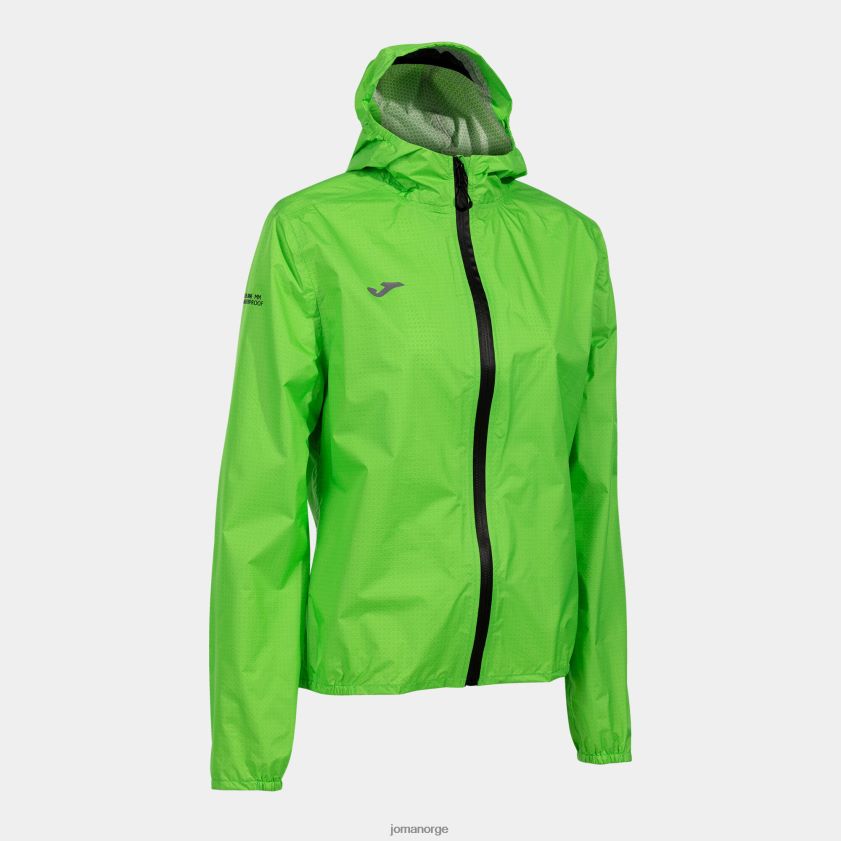 nei Joma regnjakke r-sti natur fluorescerende grønn FBD0T01914 kvinner