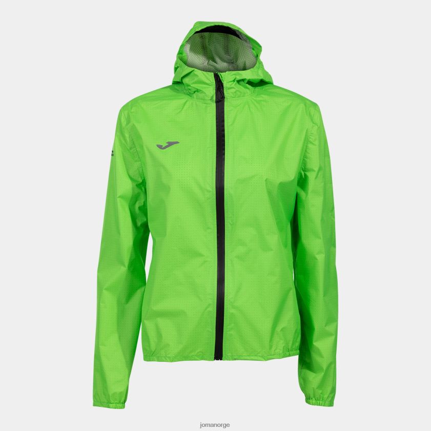 nei Joma regnjakke r-sti natur fluorescerende grønn FBD0T01914 kvinner