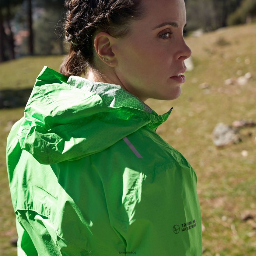 nei Joma regnjakke r-sti natur fluorescerende grønn FBD0T01914 kvinner