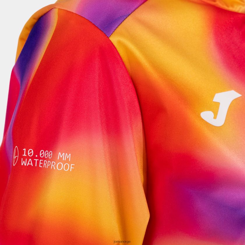 nei Joma regnjakke r-sti natur oransje FBD0T02271 kvinner