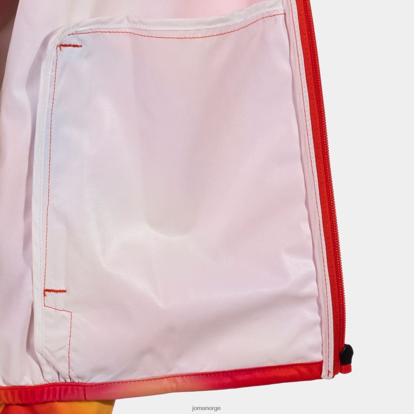 nei Joma regnjakke r-sti natur oransje FBD0T02271 kvinner