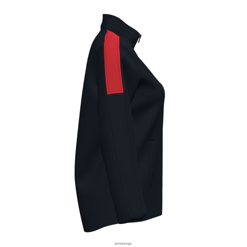 nei Joma regnjakke trivor svart, rød FBD0T03891 kvinner