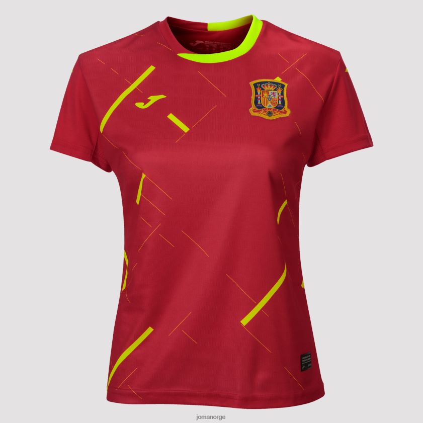nei Joma skjorte kortermet 1. uniform spansk futsal utvalg rød FBD0T02513 kvinner