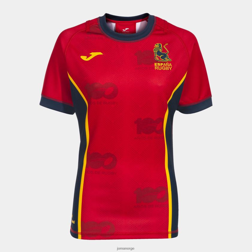 nei Joma skjorte kortermet 1. uniform spansk rugbyforbund rød FBD0T03915 kvinner