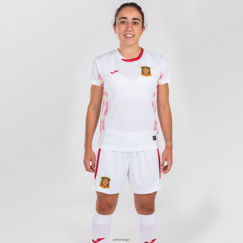 nei Joma skjorte kortermet 2. uniform spansk futsal utvalg hvit FBD0T02426 kvinner