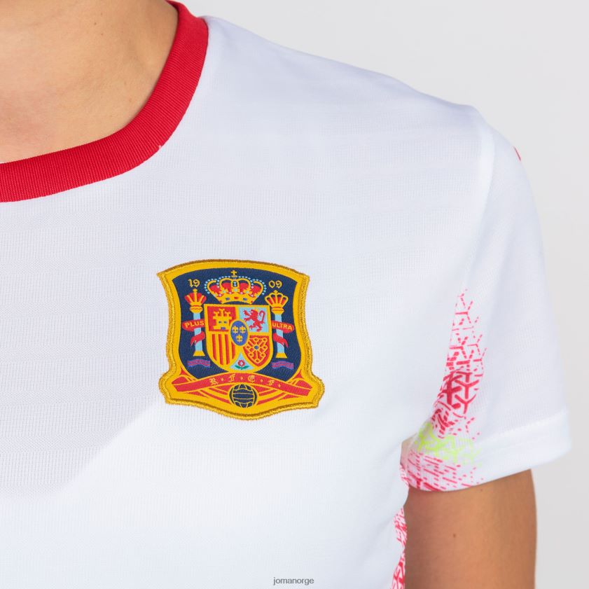 nei Joma skjorte kortermet 2. uniform spansk futsal utvalg hvit FBD0T02426 kvinner