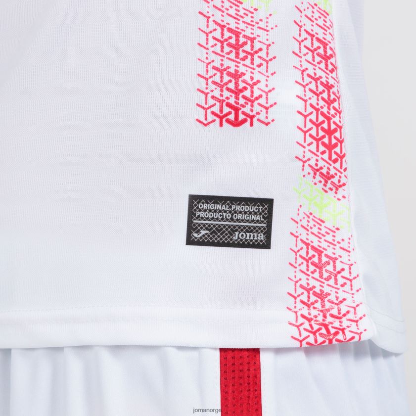 nei Joma skjorte kortermet 2. uniform spansk futsal utvalg hvit FBD0T02426 kvinner