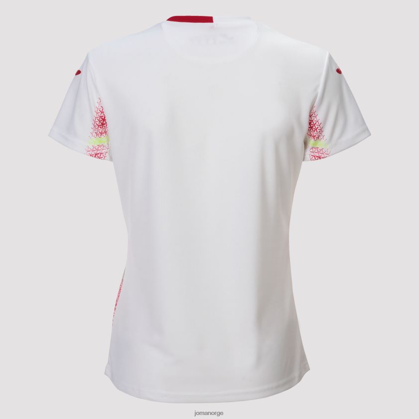 nei Joma skjorte kortermet 2. uniform spansk futsal utvalg hvit FBD0T02426 kvinner