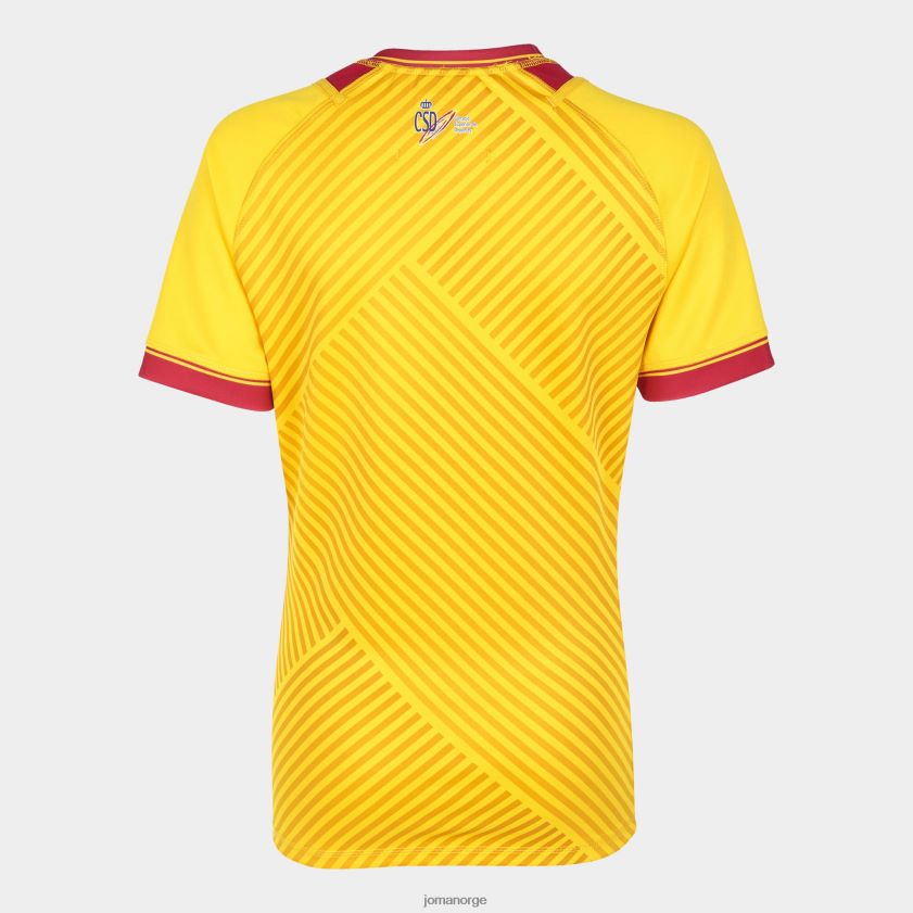 nei Joma skjorte kortermet 2. uniform spansk rugbyforbund gul FBD0T03588 kvinner