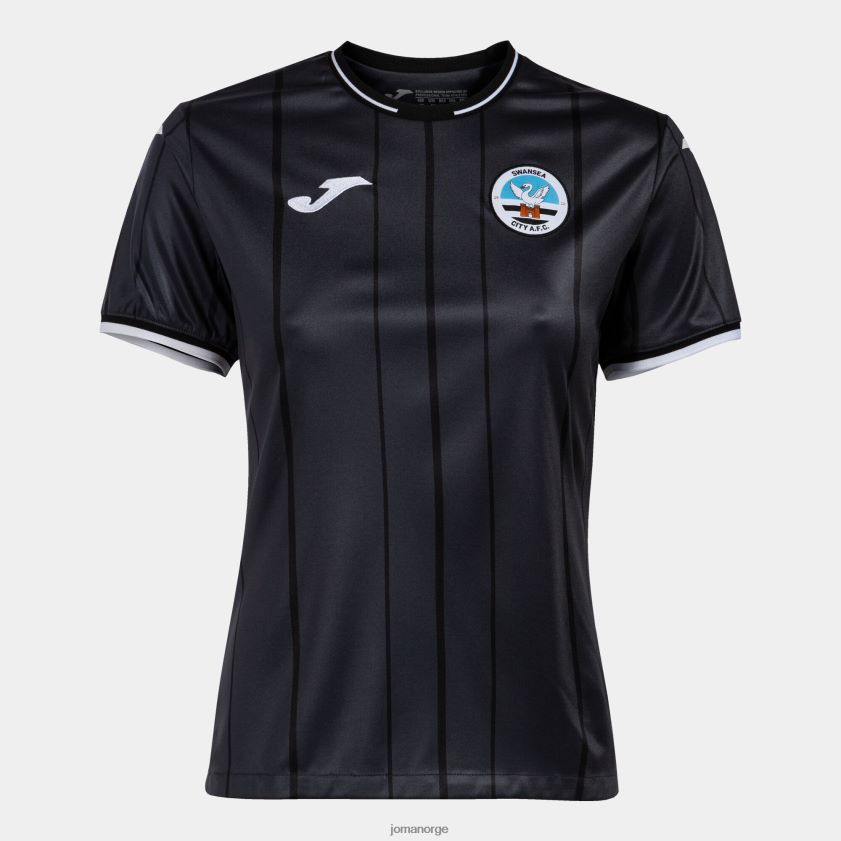 nei Joma skjorte kortermet 3. uniform swansea 22/23 mørkegrå FBD0T03914 kvinner