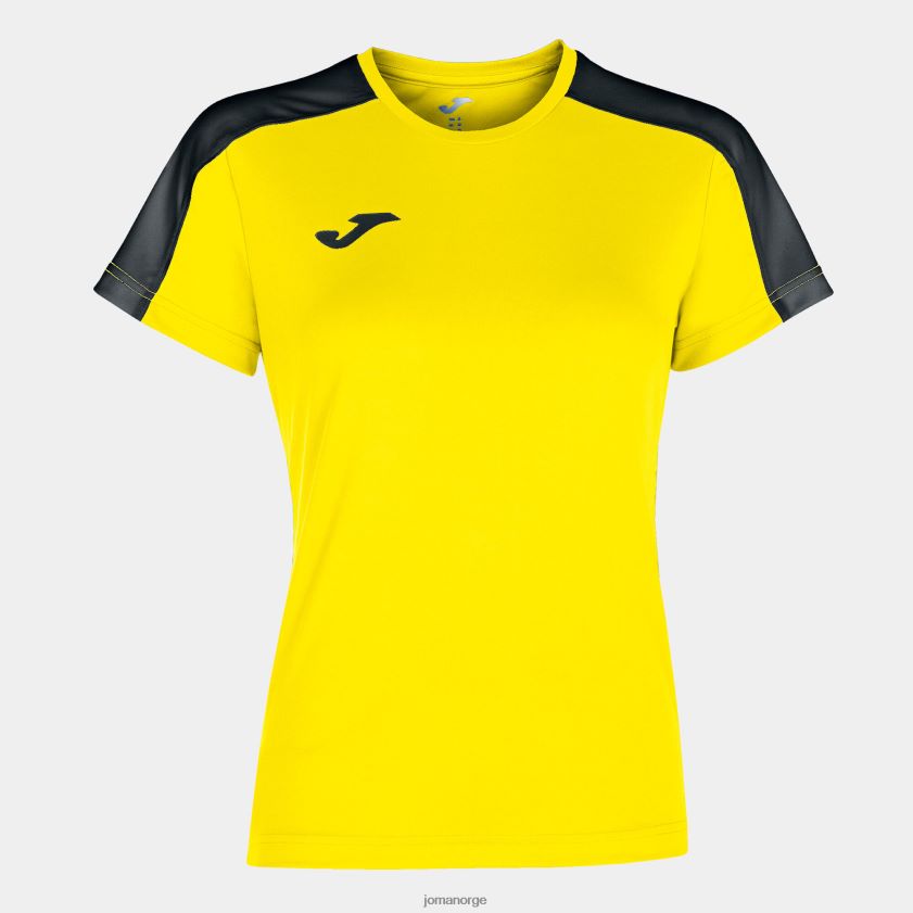nei Joma skjorte kortermet akademi iii gul svart FBD0T01863 kvinner