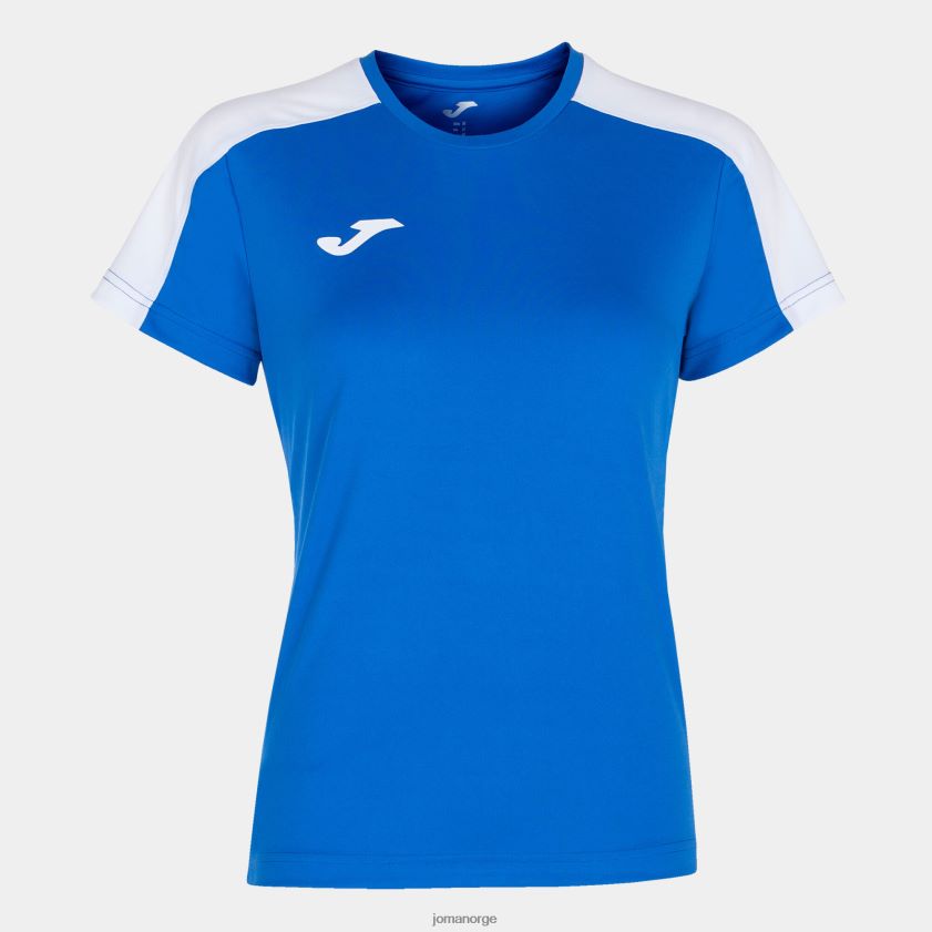 nei Joma skjorte kortermet akademi iii kongeblå hvit FBD0T02013 kvinner