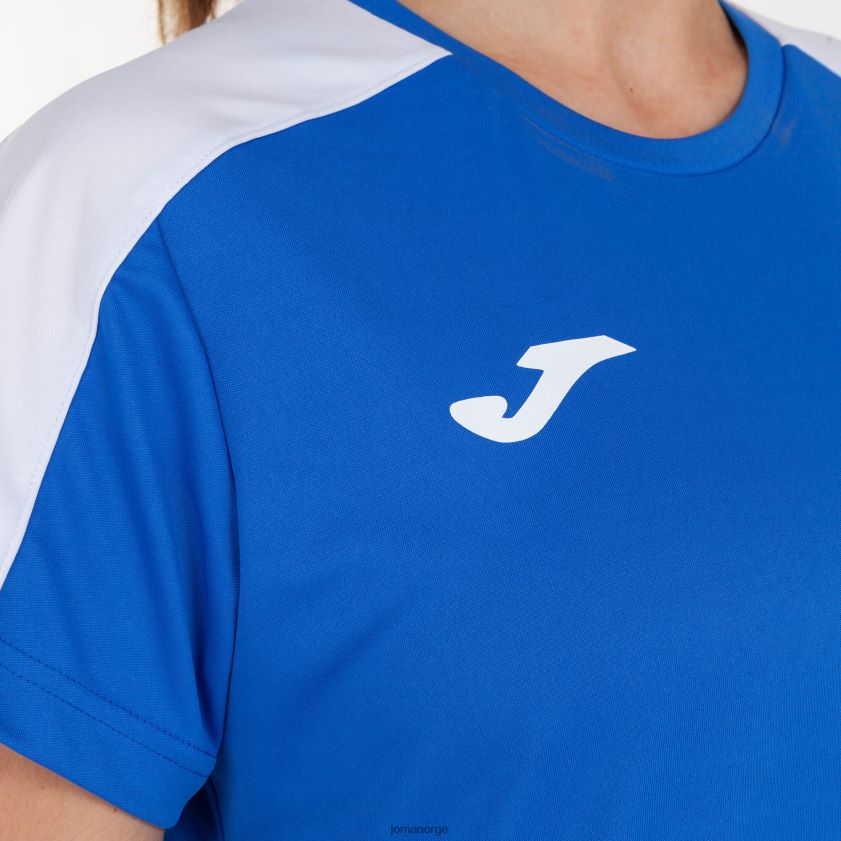 nei Joma skjorte kortermet akademi iii kongeblå hvit FBD0T02013 kvinner