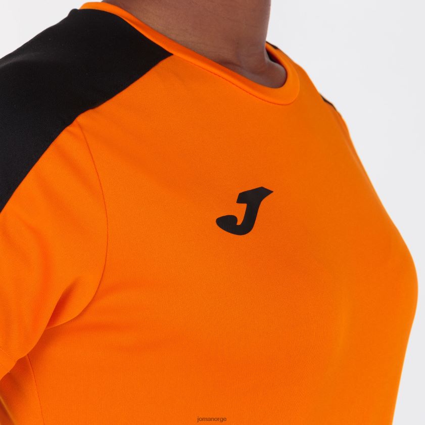 nei Joma skjorte kortermet akademi iii oransje svart FBD0T01887 kvinner