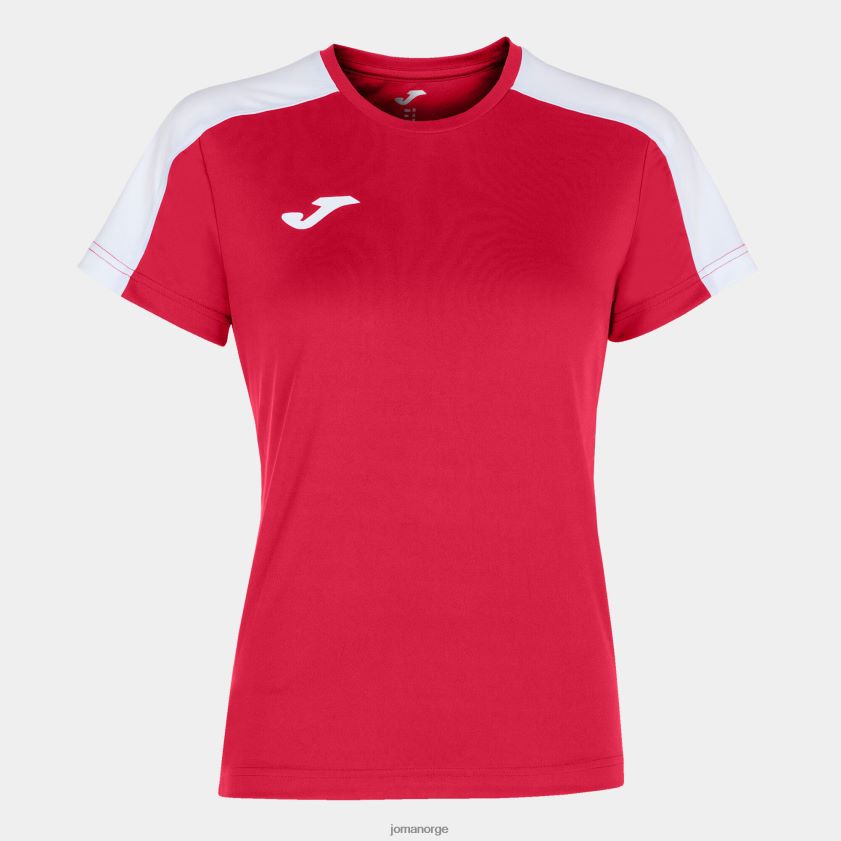 nei Joma skjorte kortermet akademi iii rød Hvit FBD0T02219 kvinner