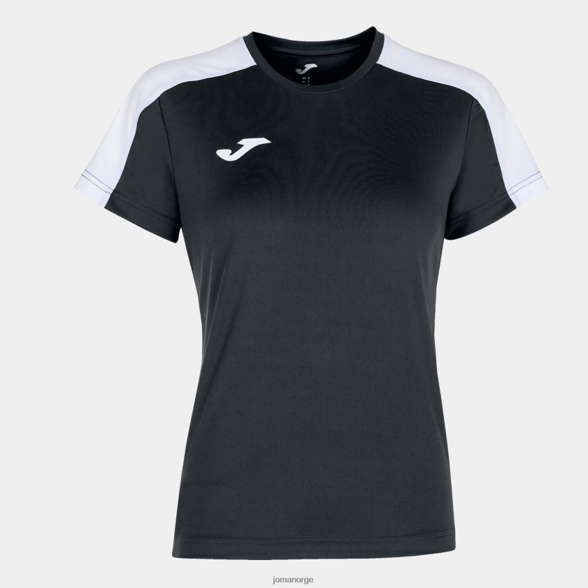 nei Joma skjorte kortermet akademi iii svart hvit FBD0T02456 kvinner
