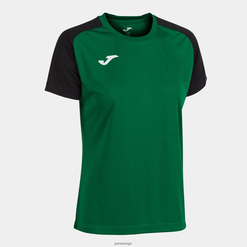 nei Joma skjorte kortermet akademi iv grønn svart FBD0T02652 kvinner
